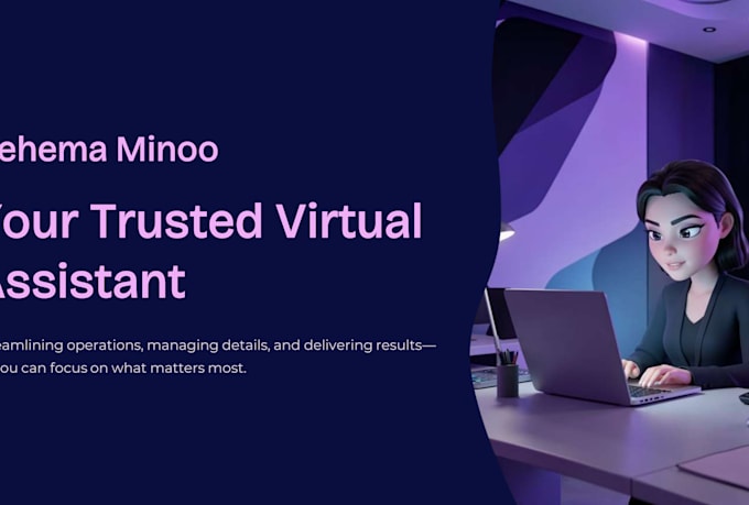 provide you with professional virtual assistant services